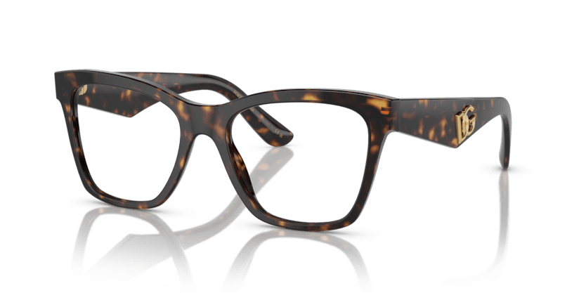 0DG3374 - Dolce & Gabbana - Tortoise - (Havana 502) - 53 - 18 - 145 MM - Ardor Eyewear 8056597844307