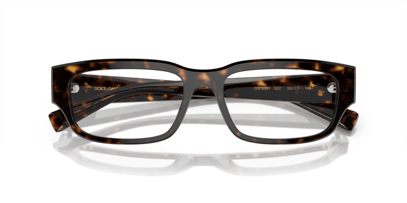 0DG3381 - Dolce & Gabbana - Tortoise - (Havana 502) - 53 - 17 - 145 MM - Ardor Eyewear 8056597946155