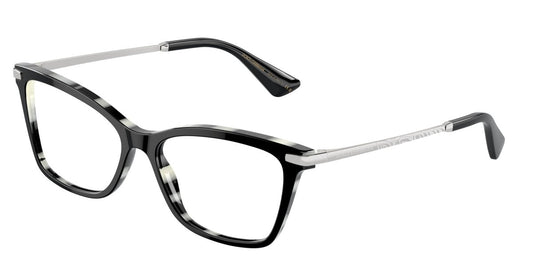 0DG3393 - Dolce & Gabbana - Black - (Black On Zebra 3372) - 54 - 16 - 145 MM - Ardor Eyewear 8056262057261