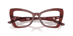 0DG3409 - Dolce & Gabbana - Red - (Transparent Bordeaux 3045) - 53 - 18 - 145 MM - Ardor Eyewear 8056262293935