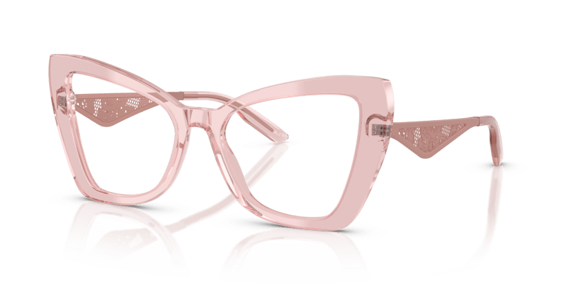 0DG3409 - Dolce & Gabbana - Pink - (Transparent Powder Pink 3226) - 53 - 18 - 145 MM - Ardor Eyewear 8056262293959