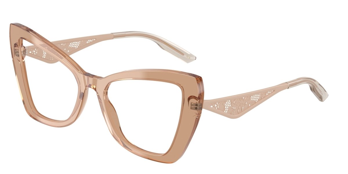 0DG3409 - Dolce & Gabbana - Brown - (Transparent Camel 3432) - 53 - 18 - 145 MM - Ardor Eyewear 8056262293942