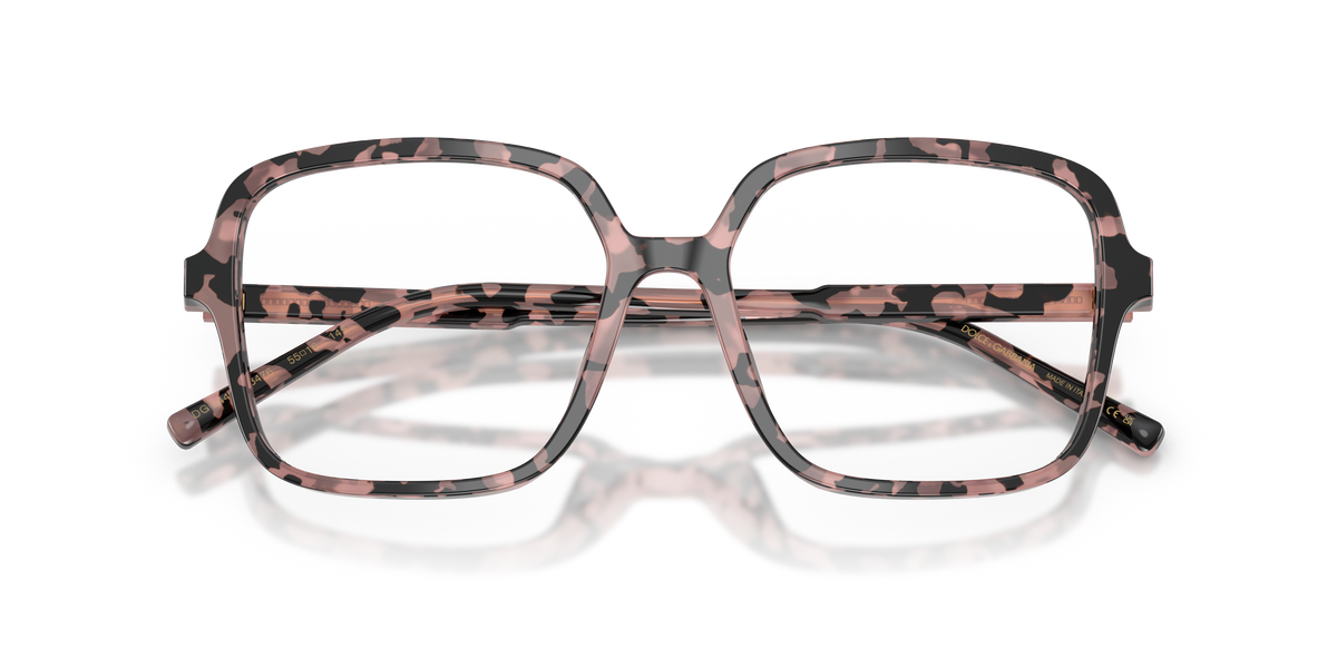 0DG3442 Pink Havana close front view image 5 barcode 8056262841761