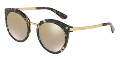 0DG4268 - Dolce & Gabbana - (Cube Black/Gold) Clear Gradient Brown Mirror - 52 - 22 - 140 MM - Ardor Eyewear 8053672778786