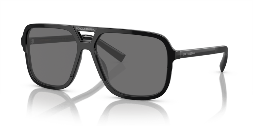 0DG4354 - Dolce & Gabbana - (Black) Dark Grey Polarized - 61 - 15 - 145 MM - Ardor Eyewear 8056597174459