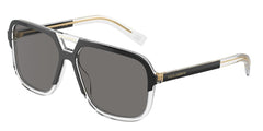 0DG4354 - Dolce & Gabbana - (Top Black On Crystal) Dark Grey Polarized - 58 - 15 - 145 MM - Ardor Eyewear 8056597019194