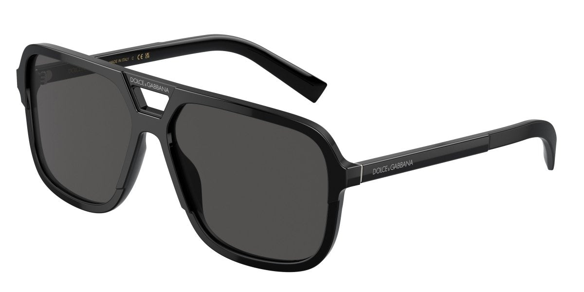 0DG4354 - Dolce & Gabbana - (Black) Dark Grey - 58 - 15 - 145 MM - Ardor Eyewear 8056597019118