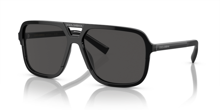 0DG4354 - Dolce & Gabbana - (Black) Dark Grey - 58 - 15 - 145 MM - Ardor Eyewear 8056597019118