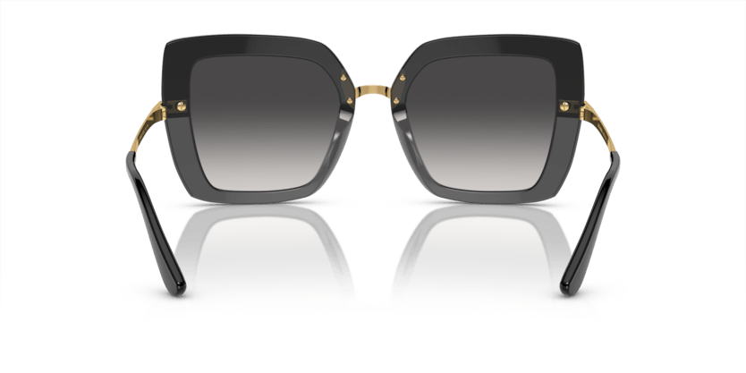 0DG4373 - Dolce & Gabbana - (Black On Transparent Black) Light Grey Gradient Black - 52 - 21 - 140 MM - Ardor Eyewear 8056597185295