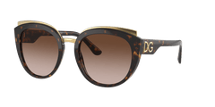 0DG4383 - Dolce & Gabbana - (Havana) Brown Gradient Dark Brown - 54 - 21 - 145 MM - Ardor Eyewear 8056597366267