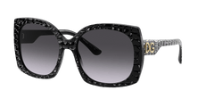 0DG4385 - Dolce & Gabbana - (Black Texture Cocco) Light Grey Gradient Black - 58 - 18 - 145 MM - Ardor Eyewear 8056597366946