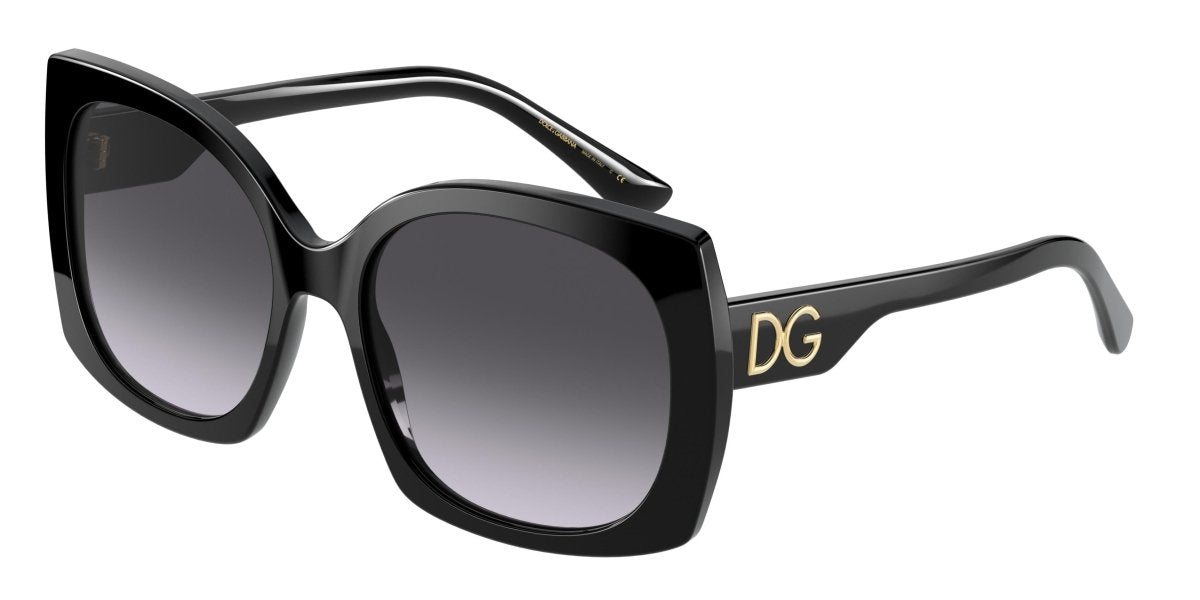 0DG4385 - Dolce & Gabbana - (Black) Light Grey Gradient Black - 58 - 18 - 145 MM - Ardor Eyewear 8056597366915