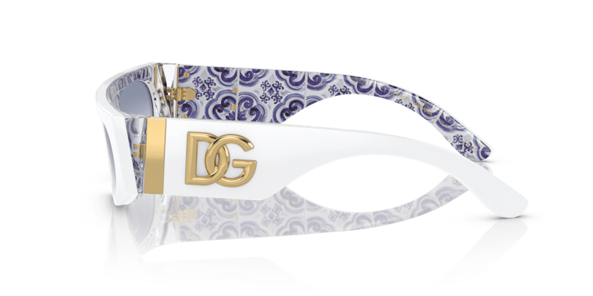 0DG4411 - Dolce & Gabbana - (White On Blue Maiolica) Gradient Light Blue - 54 - 19 - 140 MM - Ardor Eyewear 8056597704755