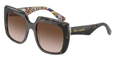 0DG4414 - Dolce & Gabbana - (Havana On White Barrow) Gradient Brown - 54 - 20 - 145 MM - Ardor Eyewear 8056262097748