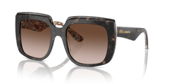 0DG4414 - Dolce & Gabbana - (Havana On White Barrow) Gradient Brown - 54 - 20 - 145 MM - Ardor Eyewear 8056262097748