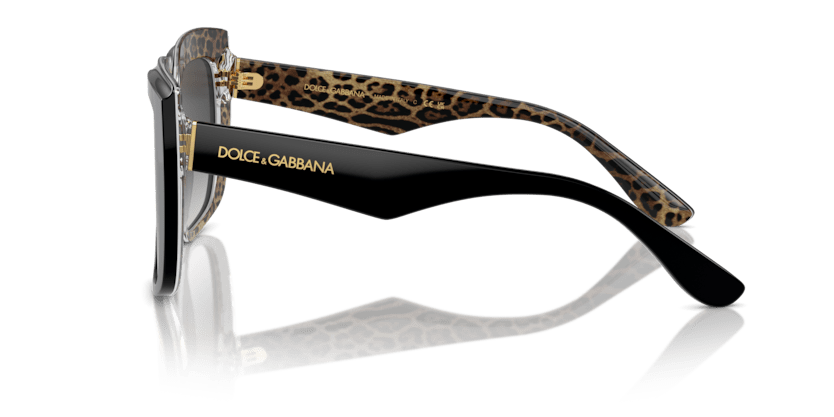 0DG4414 - Dolce & Gabbana - (Black On Leo Brown) Grey Gradient - 54 - 20 - 145 MM - Ardor Eyewear 8056262097731