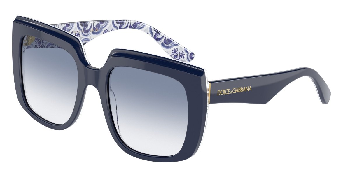 0DG4414 - Dolce & Gabbana - (Blue On Blue Maiolica) Clear Gradient Light Blue - 54 - 20 - 145 MM - Ardor Eyewear 8056597880633