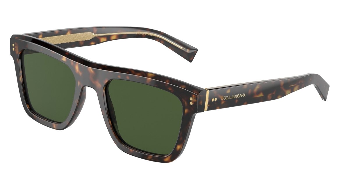 0DG4420 - Dolce & Gabbana - (Havana) Dark Green - 52 - 20 - 145 MM - Ardor Eyewear 8056597757805