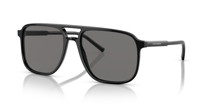 0DG4423 - Dolce & Gabbana - (Black) Polar Grey Polarized - 58 - 18 - 145 MM - Ardor Eyewear 8056597758277