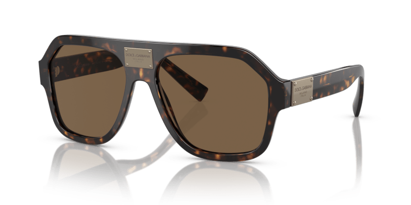 0DG4433 - Dolce & Gabbana - (Havana) Dark Brown - 58 - 16 - 145 MM - Ardor Eyewear 8056597849272