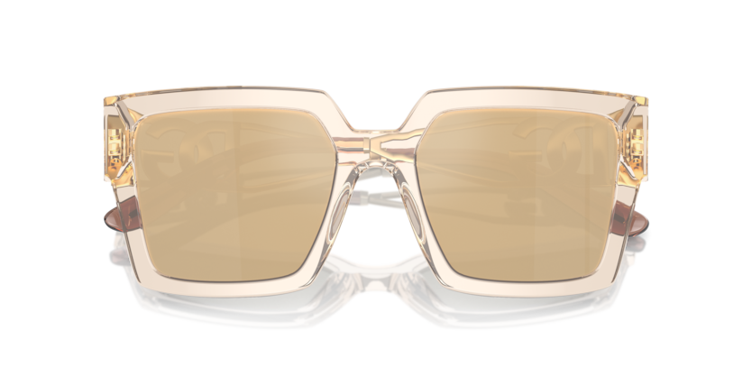 0DG4446B - Dolce & Gabbana - (Transparent Camel) Clear Mirror Real Yellow Gold - 53 - 19 - 145 MM - Ardor Eyewear 8056262076026