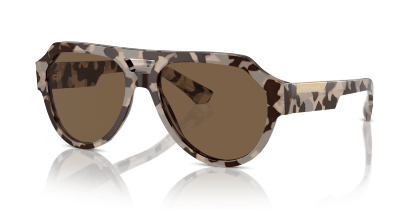 0DG4466 - Dolce & Gabbana - (Havana Beige) Dark Brown - 56 - 17 - 145 MM - Ardor Eyewear 8056262052464