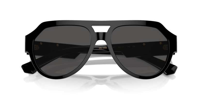 0DG4466 - Dolce & Gabbana - (Black) Dark Grey - 56 - 17 - 145 MM - Ardor Eyewear 8056262052433