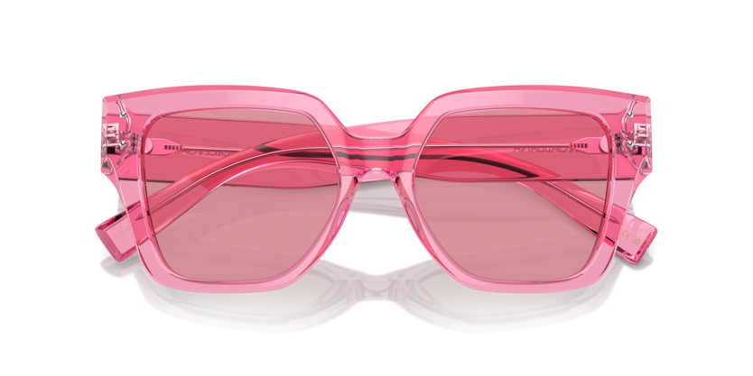 0DG4471 - Dolce & Gabbana - (Transparent Pink) Pink Mirror Internal Silver - 52 - 18 - 145 MM - Ardor Eyewear 8056262076439