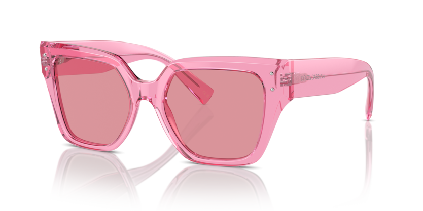 0DG4471 - Dolce & Gabbana - (Transparent Pink) Pink Mirror Internal Silver - 52 - 18 - 145 MM - Ardor Eyewear 8056262076439