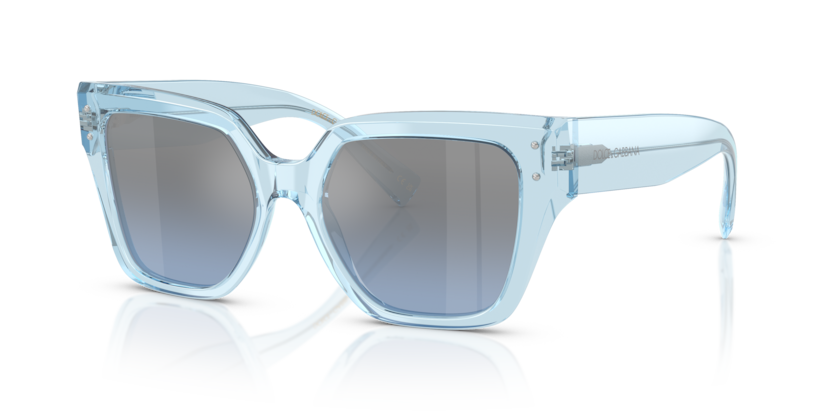 0DG4471 - Dolce & Gabbana - (Transparent Blue) Light Blue Mirror Silver Grad - 52 - 18 - 145 MM - Ardor Eyewear 8056262197721