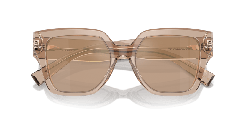 0DG4471 - Dolce & Gabbana - (Transparent Camel) Light Brown Mirror Flash Gold - 52 - 18 - 145 MM - Ardor Eyewear 8056262061909