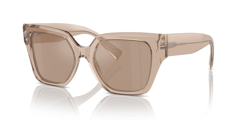 0DG4471 - Dolce & Gabbana - (Transparent Camel) Light Brown Mirror Flash Gold - 52 - 18 - 145 MM - Ardor Eyewear 8056262061909