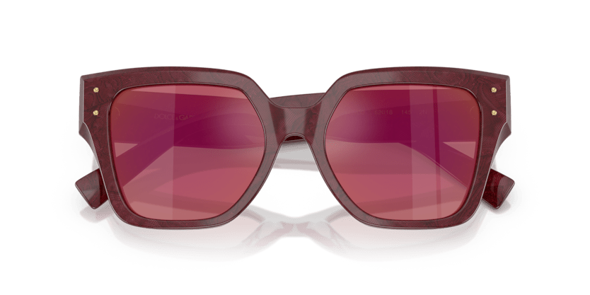 0DG4471 - Dolce & Gabbana - (Bordeaux Lace) Dark Violet Mirror Red - 52 - 18 - 145 MM - Ardor Eyewear 8056262296400