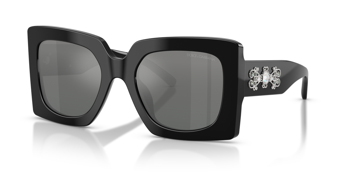 0DG4525B Black / Grey Mirror Silver Gradient (501/88) three quarter view image 1 barcode 8056262577349