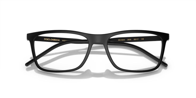 0DG5044 - Dolce & Gabbana - Black - (Matte Black 2525) - 53 - 17 - 145 MM - Ardor Eyewear 8056597089470