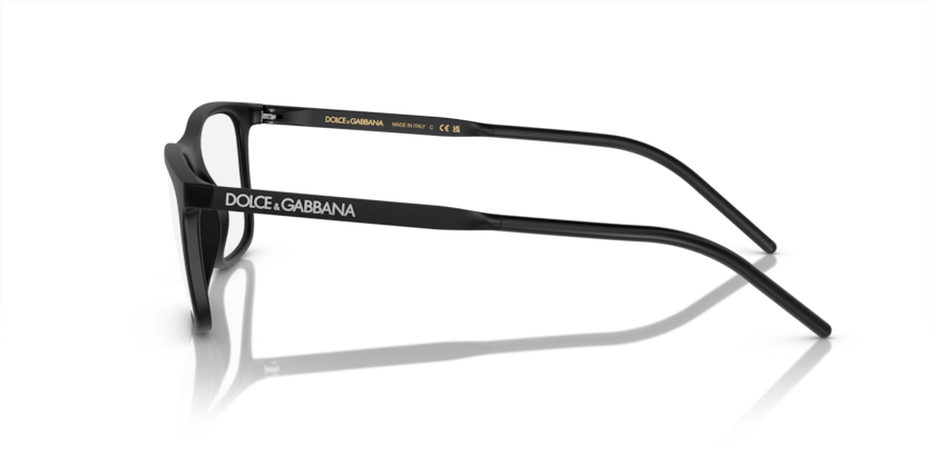 0DG5044 - Dolce & Gabbana - Black - (Matte Black 2525) - 53 - 17 - 145 MM - Ardor Eyewear 8056597089470