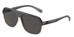 0DG6134 - Dolce & Gabbana - (Transparent Grey/Black) Dark Grey - 57 - 16 - 145 MM - Ardor Eyewear 8056597186216