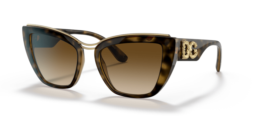 0DG6144 - Dolce & Gabbana - (Havana) Gradient Brown - 54 - 20 - 145 MM - Ardor Eyewear 8056597365284