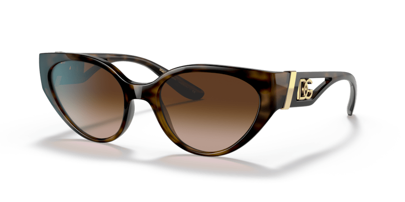 0DG6146 - Dolce & Gabbana - (Havana) Gradient Brown - 54 - 19 - 135 MM - Ardor Eyewear 8056597372077