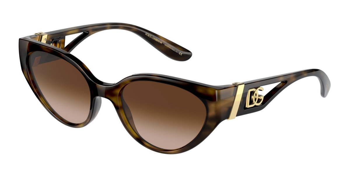 0DG6146 - Dolce & Gabbana - (Havana) Gradient Brown - 54 - 19 - 135 MM - Ardor Eyewear 8056597372077