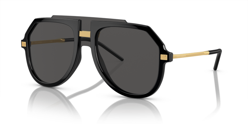 0DG6195 - Dolce & Gabbana - (Black) Dark Grey - 45 - 145 - 145 MM - Ardor Eyewear 8056597926478