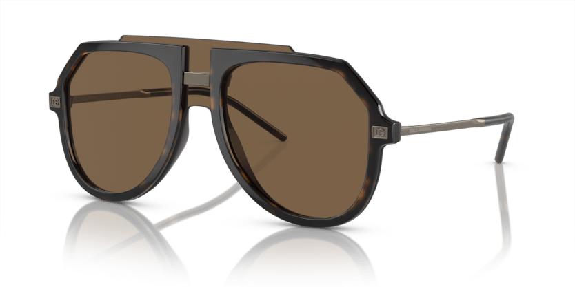 0DG6195 - Dolce & Gabbana - (Havana) Dark Brown - 45 - 145 - 145 MM - Ardor Eyewear 8056597926485