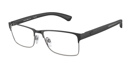 0EA1052 - Emporio Armani - Black - (Rubber Black & Gunmetal 3094) - 53 - 17 - 140 MM - Ardor Eyewear 8053672576764