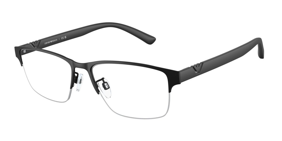 0EA1138 - Emporio Armani - Black - (Matte Black 3001) - 56 - 17 - 145 MM - Ardor Eyewear 8056597729741