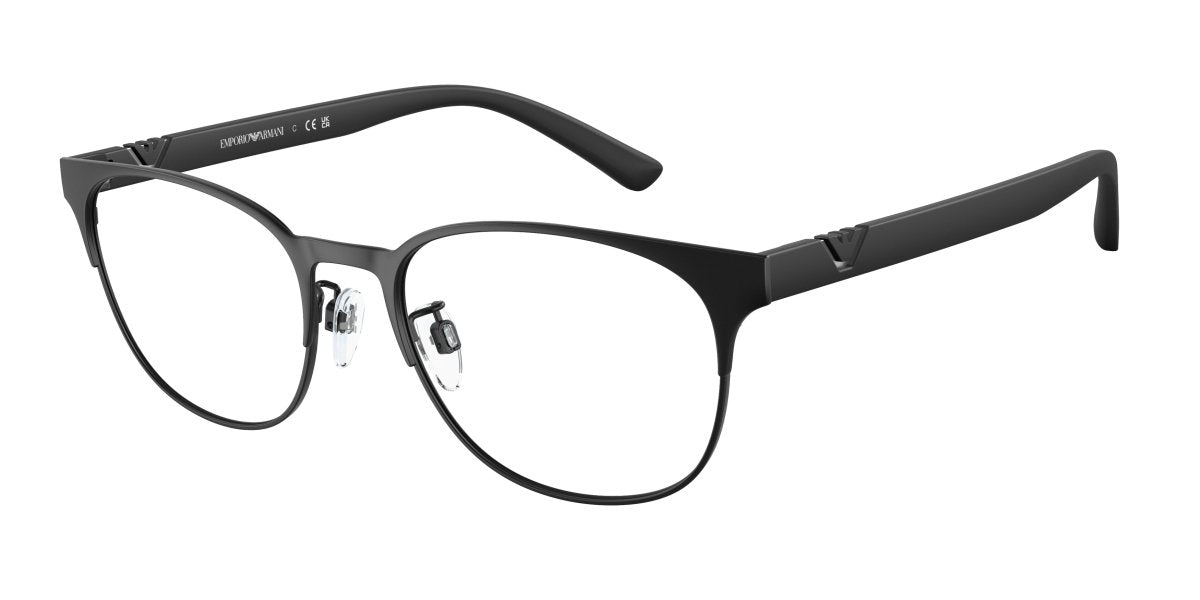 0EA1139 - Emporio Armani - Black - (Matte Black 3001) - 55 - 19 - 145 MM - Ardor Eyewear 8056597729666