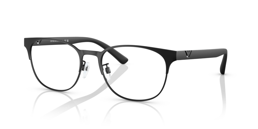 0EA1139 - Emporio Armani - Black - (Matte Black 3001) - 55 - 19 - 145 MM - Ardor Eyewear 8056597729666