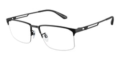 0EA1143 - Emporio Armani - Black - (Matte Black 3001) - 55 - 18 - 145 MM - Ardor Eyewear 8056597817806