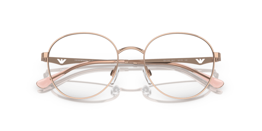 0EA1144 - Emporio Armani - Gold - (Shiny Rose Gold 3011) - 52 - 19 - 140 MM - Ardor Eyewear 8056597818056