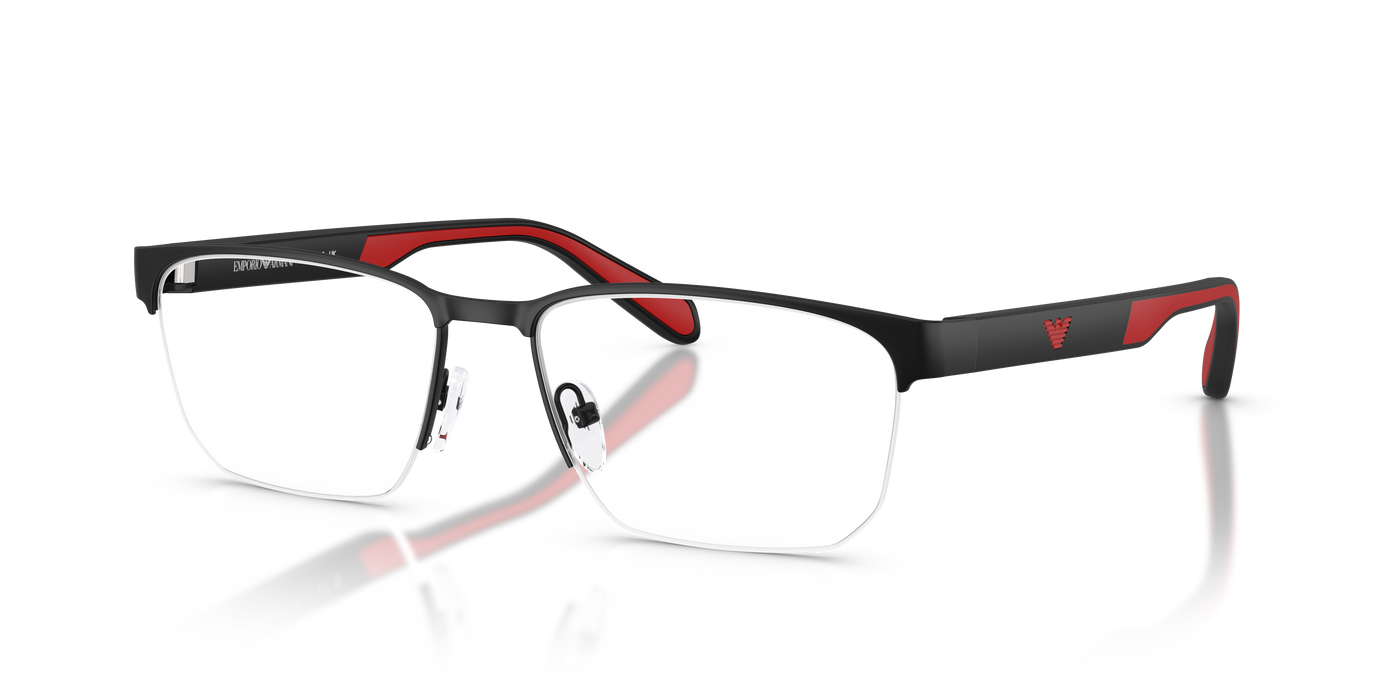 Emporio Armani EA1162 Black (Matte Black - 3085) 8056262479261