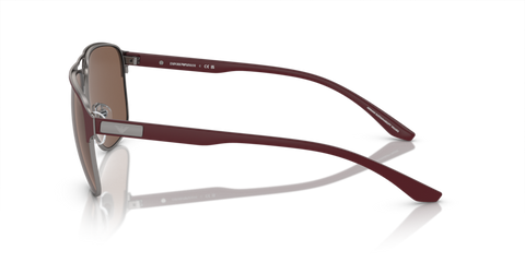 Matte Gunmetal/Bordeaux - 0EA2144 8056597944854